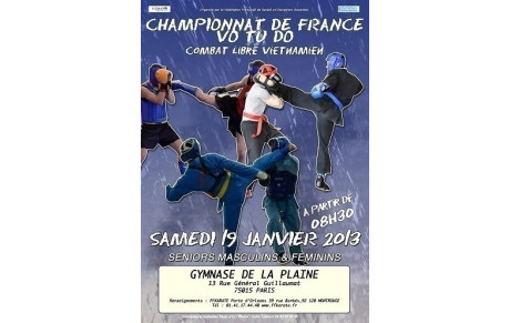 CHAMPIONNAT DE FRANCE DE VO TU DO